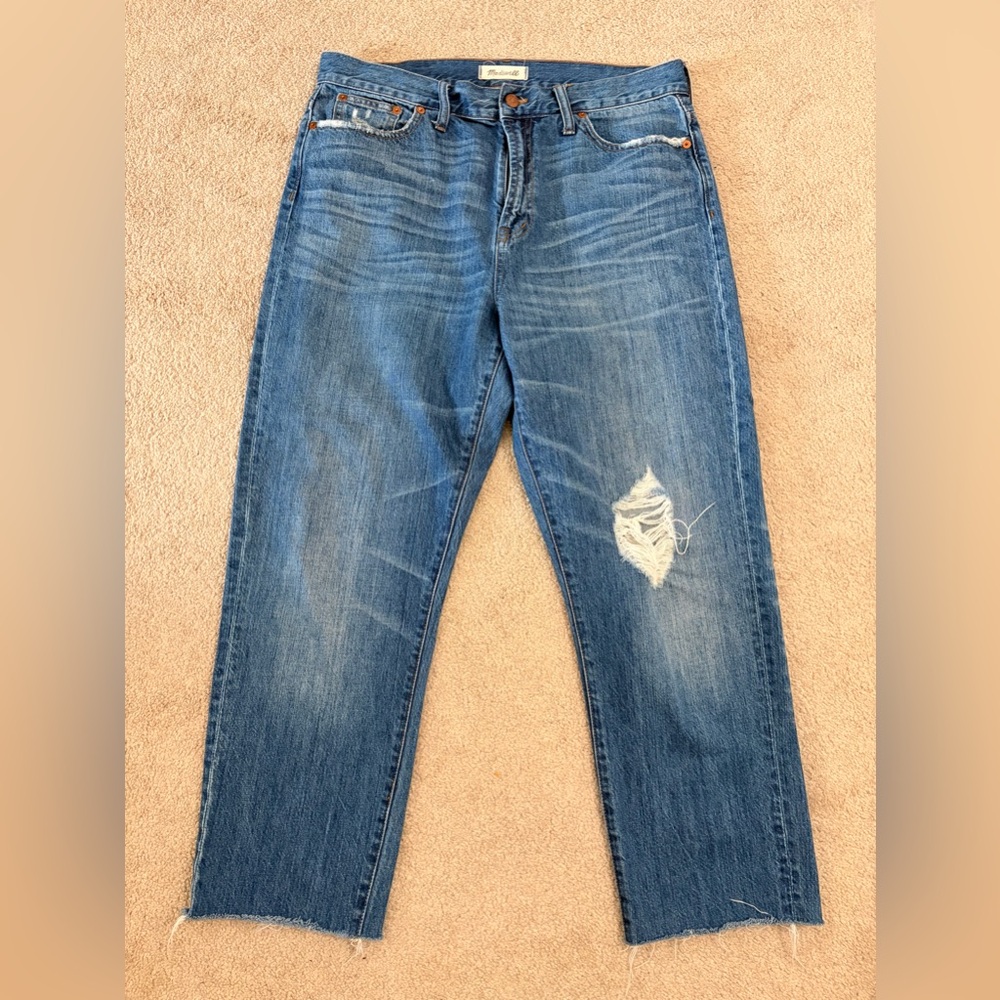 Madewell Women's Blue Boyfriend Jeans